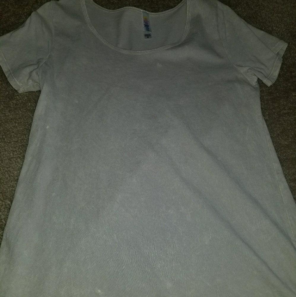 Lularoe grey marbled classic tee